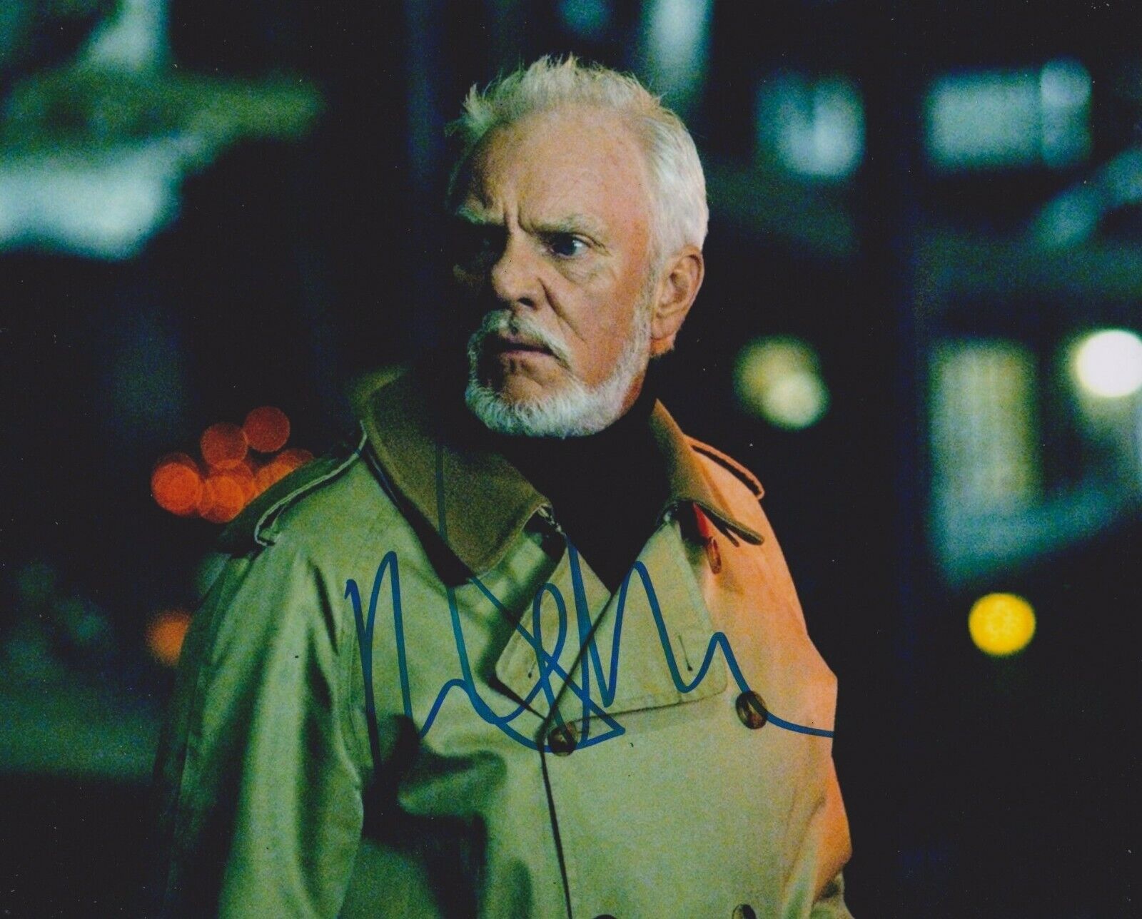 Malcolm McDowell Signed Halloween 10x8 Photo Poster painting AFTAL