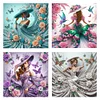 (Multi-Style)Top Hat Lady-Partial Special Shaped Diamond Painting 30*30CM