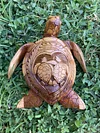 Hawaiian Turtle Woodcarving / For Gift Home Decor