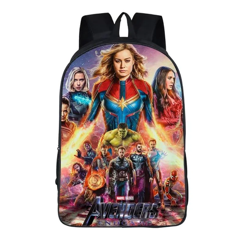 Buzzdaisy Avengers 4 Endgame Backpack Bag School Sport Captain Marvel
