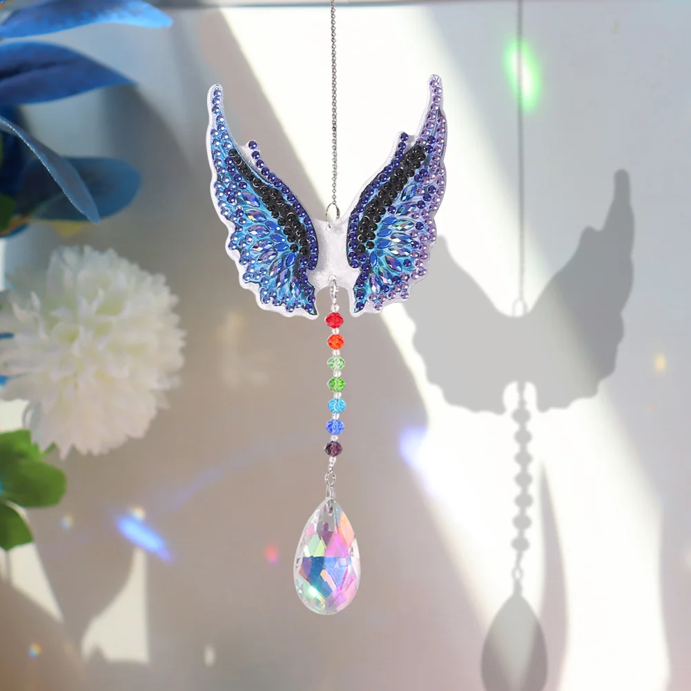 DIY Diamond Painting Sun Catcher - Wings