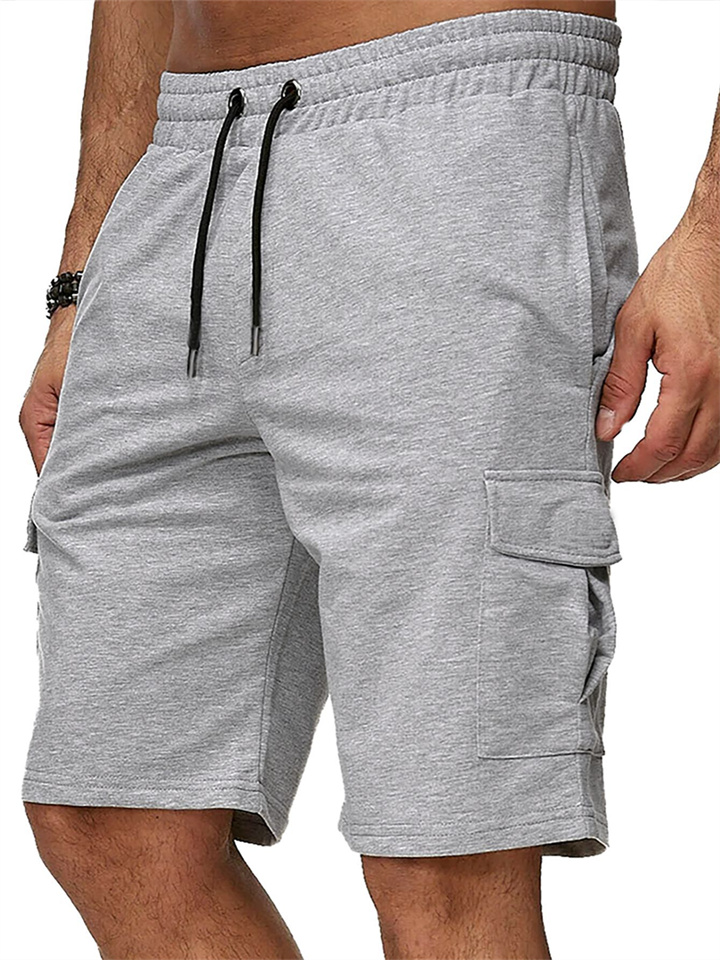 New Men's Short Sports Work Pants Multi-pocket Shorts Fitness Pants Sports Casual Five-minute Pants