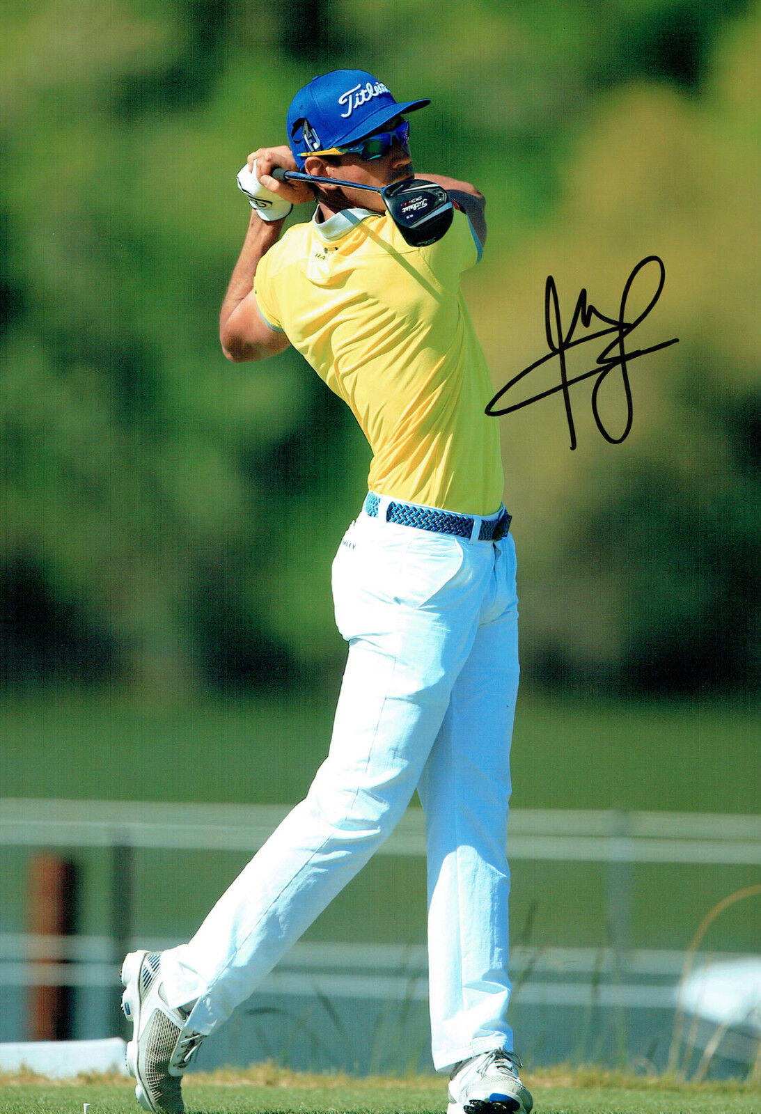 Rafael CABRERA BELLO SIGNED World Matchplay Golf Autograph 12x8 Photo Poster painting AFTAL COA
