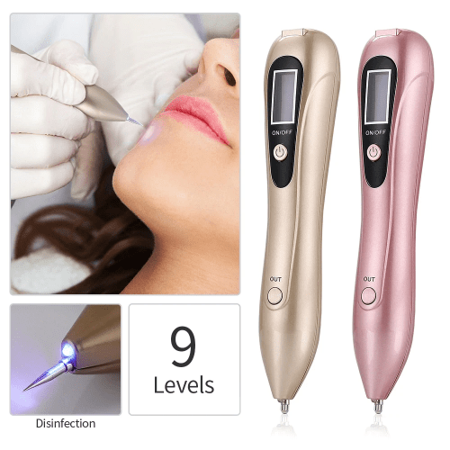 pornhint Pornhint 9 Level LCD Face Skin Dark Spot Remover Mole Tattoo Removal Laser Plasma Pen