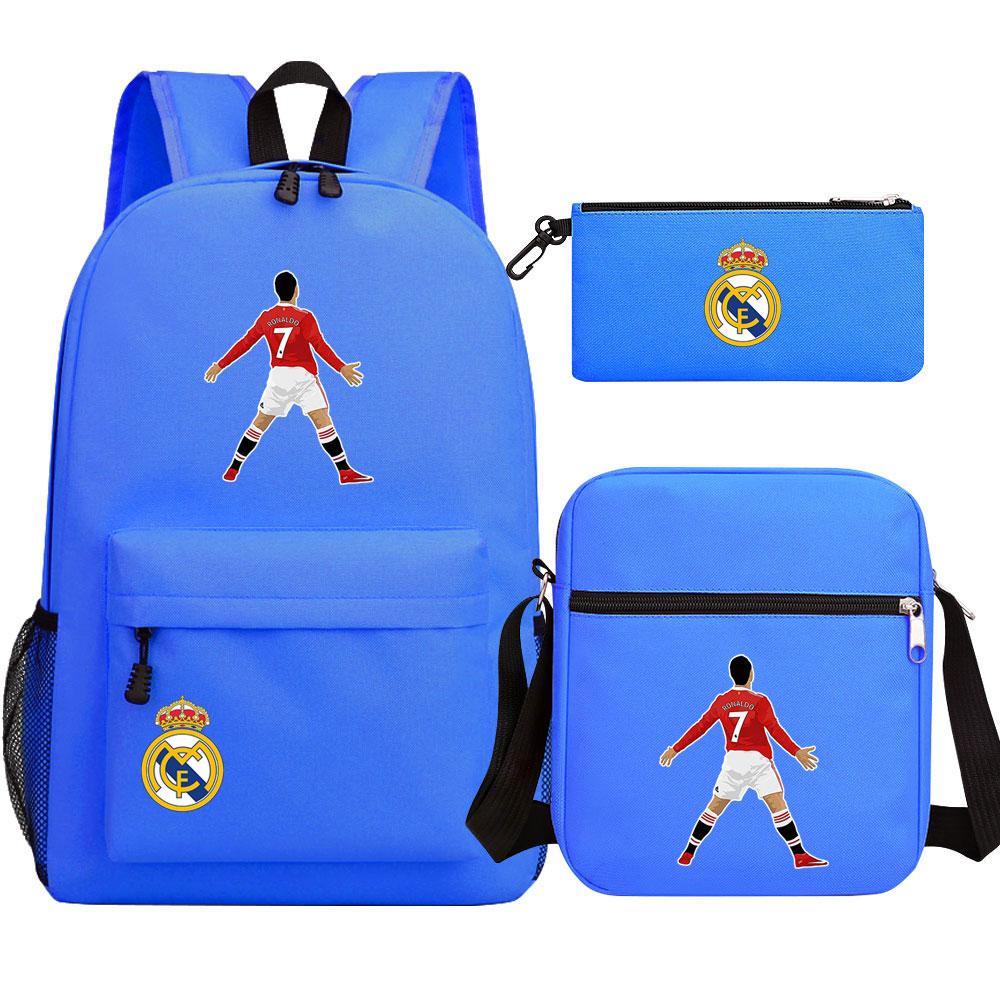 Mayoulove Cristiano Ronaldo Backpack Lightweight Design with Adjustable Straps for School Use-Mayoulove