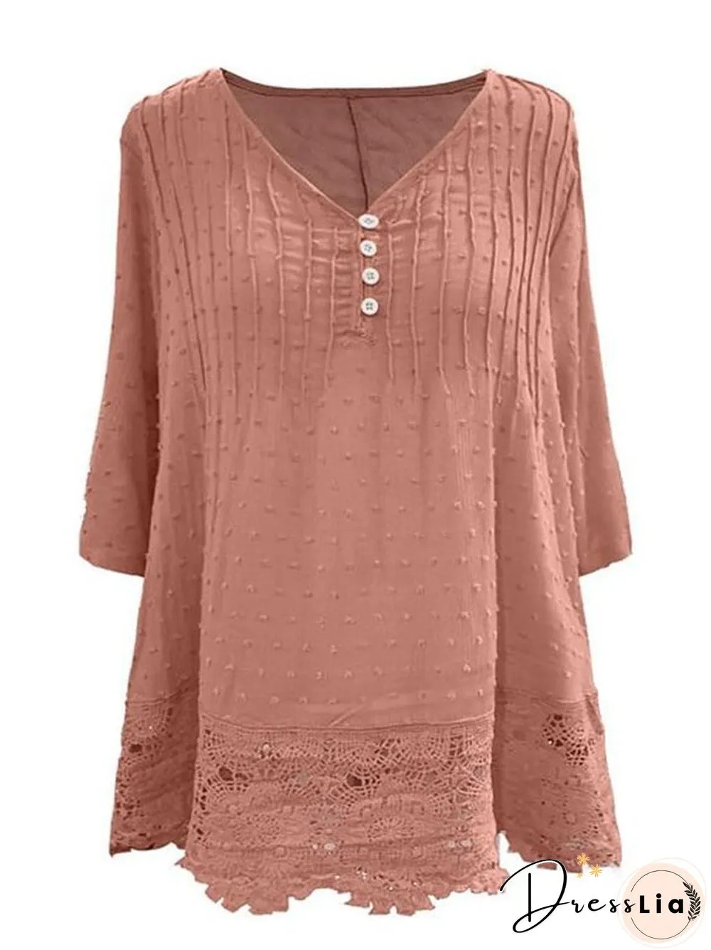 Women's Blouse Shirt Solid Colored V Neck Tops Loose Basic Top White Black Blushing Pink