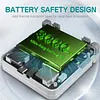 Foldable Retro Handheld Game Console 3.4 Inch IPS Screen 3000mAh Battery Flip Design Portable Pocket Arcade (TF Card Is Not Included)