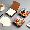 PU Insects Diamond Painting Notecard Box with Papers for DIY Art Craft