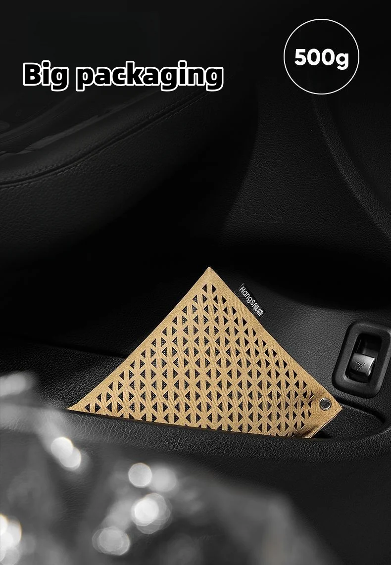 New cars come standard with a formaldehyde-removing bamboo charcoal purification bag（2PCS）