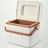 6L Camping Cooler Box Insulated Ice Chest Portable Ice Bucket for Outdoor Use