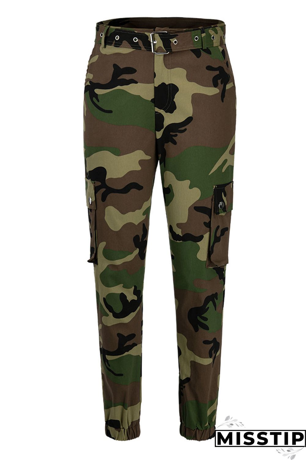 Yellow Zipper Fly Button Fly Mid Metal Zippered pencil Pants Pants