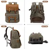 Retro Kamerarucksack DSLR Rucksack,Spiegelreflex Kameratasch Fotorucksack mit Gepolsterter Einlage,f&uuml;r Canon Nikon Sony Spiegelreflexkameras,Drohne,Objektiv,Laptop,Stativ und Zubeh&ouml;r