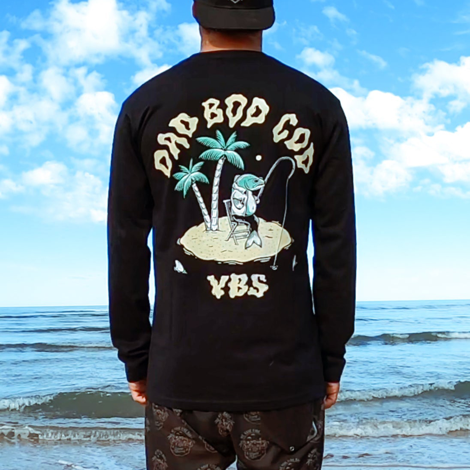 Vintage Resort Surf Print T-Shirt