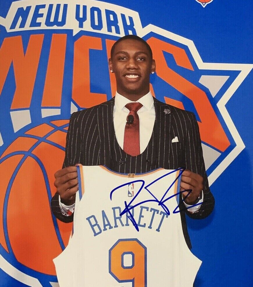 RJ Barrett Autographed Signed 8x10 Photo Poster painting ( Knicks ) REPRINT