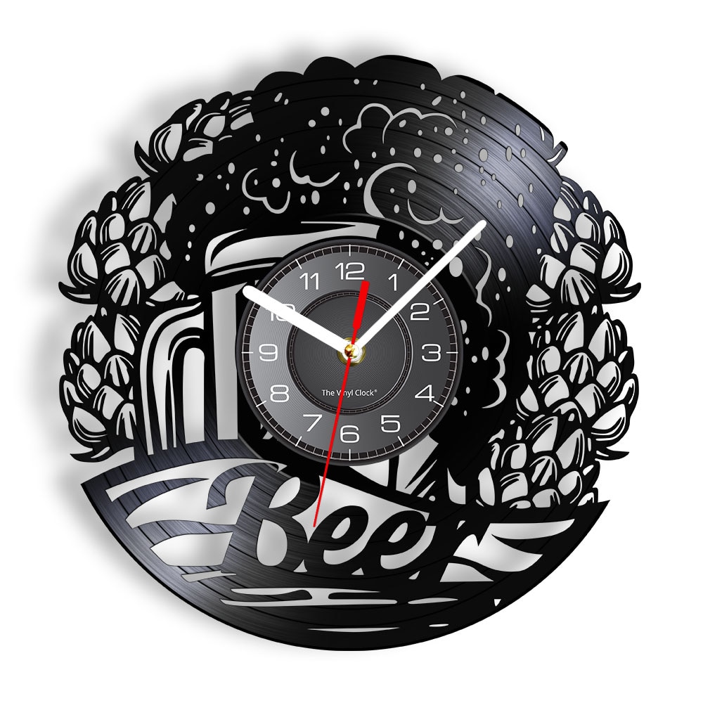 

Beer - Vinyl Record Wall Clock - Without LED, 501 Original