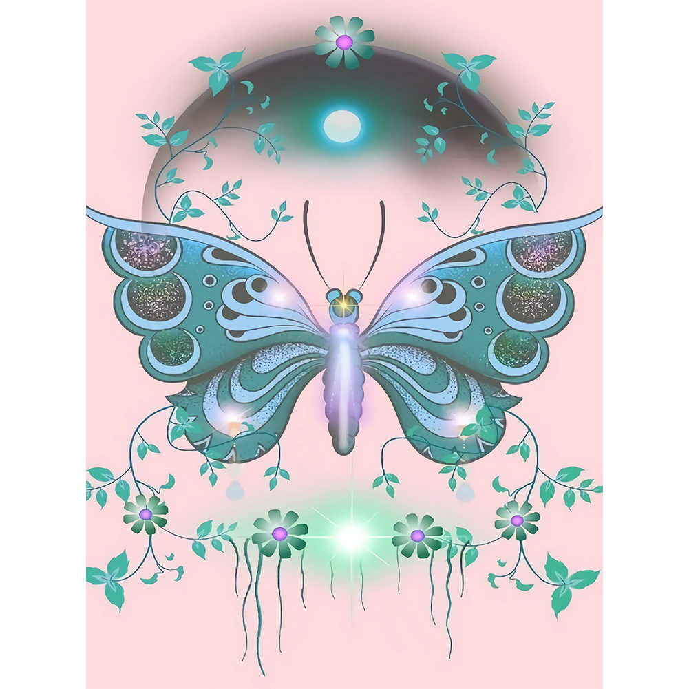 

Butterfly - Round Drill Diamond Painting - 30*40CM, 501 Original