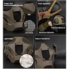 Airsoft Mask 700FPS Impact Resistance Safety Mask Detachable for Training(Black)