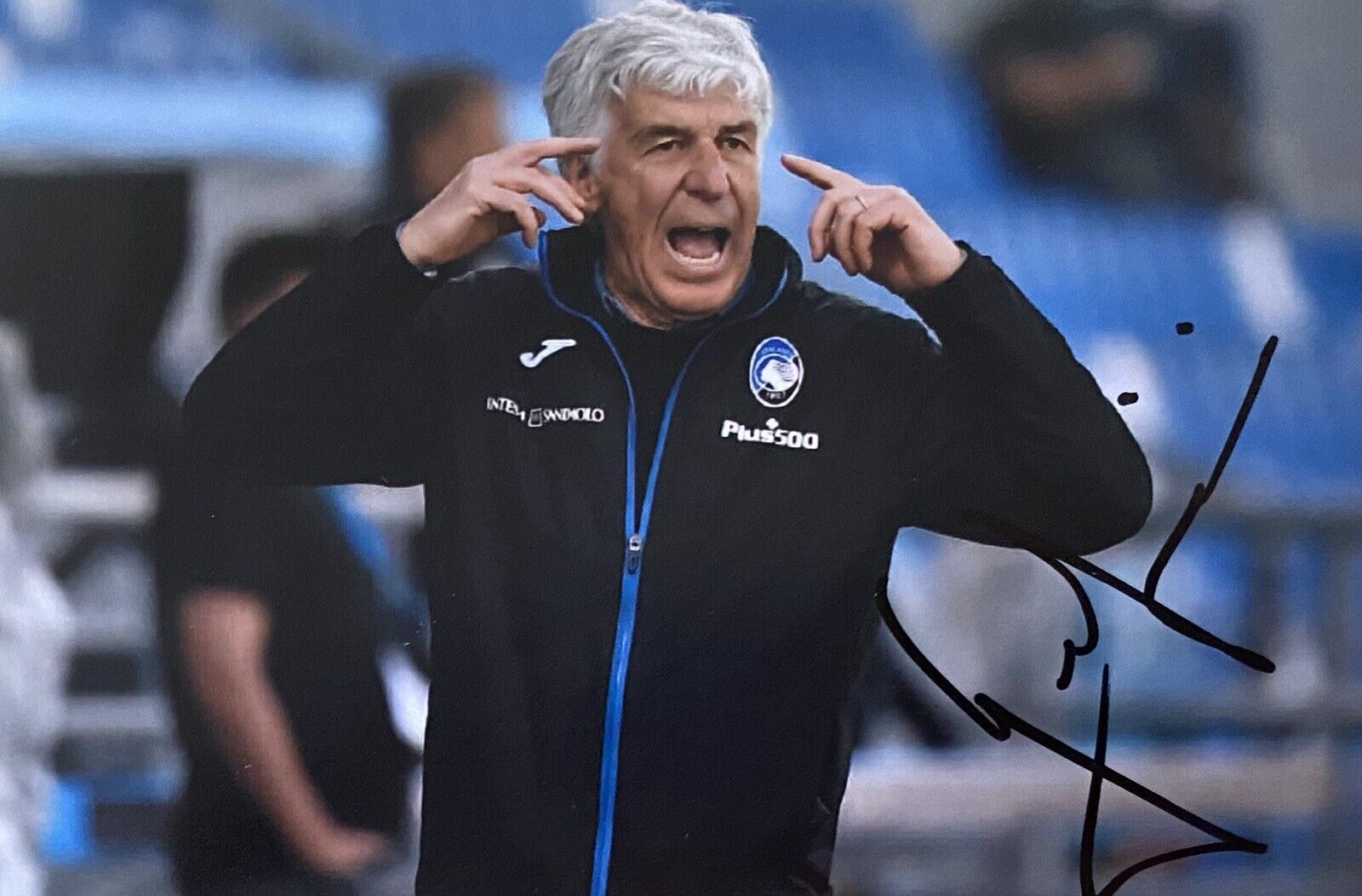 Gian Piero Gasperini Genuine Hand Signed Atalanta B.C. 6X4 Photo Poster painting, See Proof