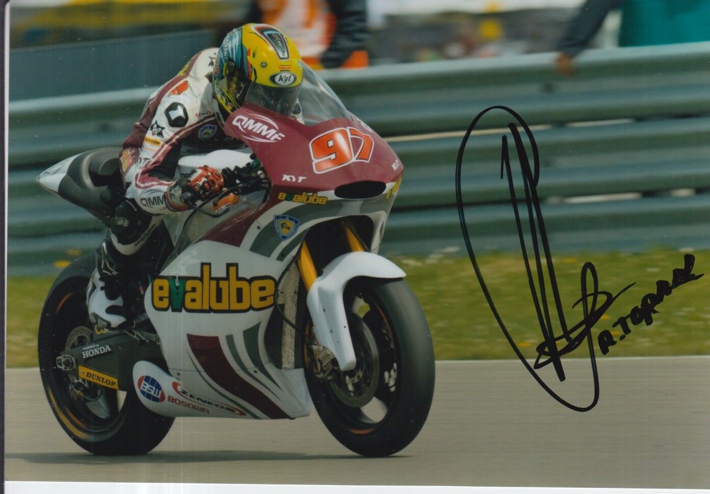 Rafid Topan Sucipto Hand Signed 7x5 Photo Poster painting QMMF Racing Moto2 MotoGP 1.