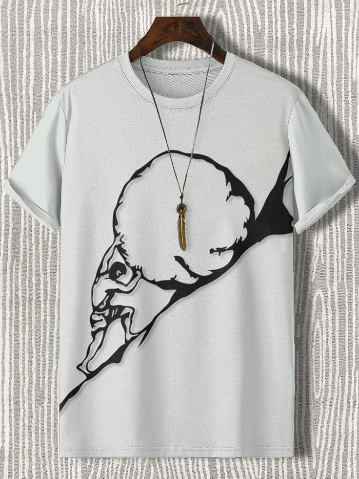 Men's Sisyphus Myth Greek Mythology Print Casual T-Shirt