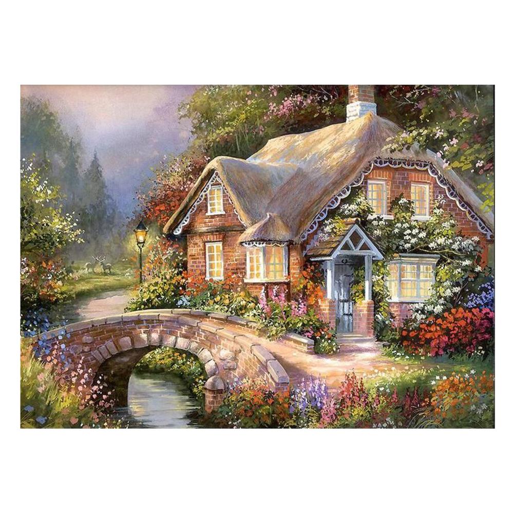 

Landscape - 14CT Counted Cross Stitch - 56*46CM, 501 Original