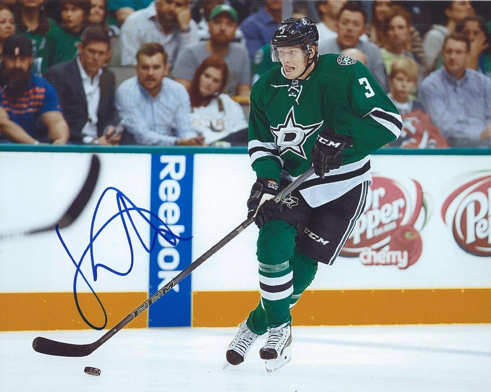 John Klingberg Signed 8x10 Photo Poster painting Dallas Stars Autographed COA E