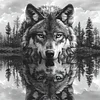 (US Only)Wolf Printed Cross Stitch Kit 50x50cm DIY 14CT Thread Art Needlework Decor