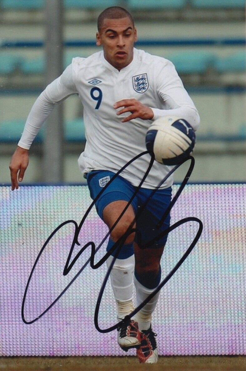 JAMES VAUGHAN HAND SIGNED 6X4 Photo Poster painting - FOOTBALL AUTOGRAPH - ENGLAND.