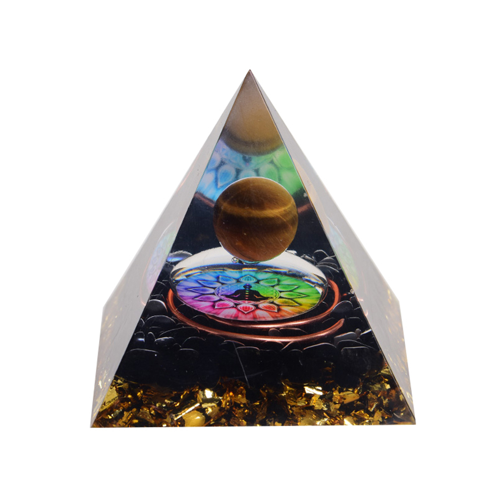 

Energy Generator Orgone Pyramid Crystal Meditation Yoga Spiritual Stone (C), 501 Original