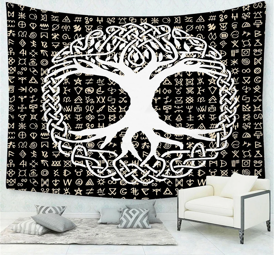 Psychedelic Tapestry For Bedroom Decor 3D Printed Feather Wall Hanging Cloth Tapestry Ancient Religious Totem Travel Camping Mat