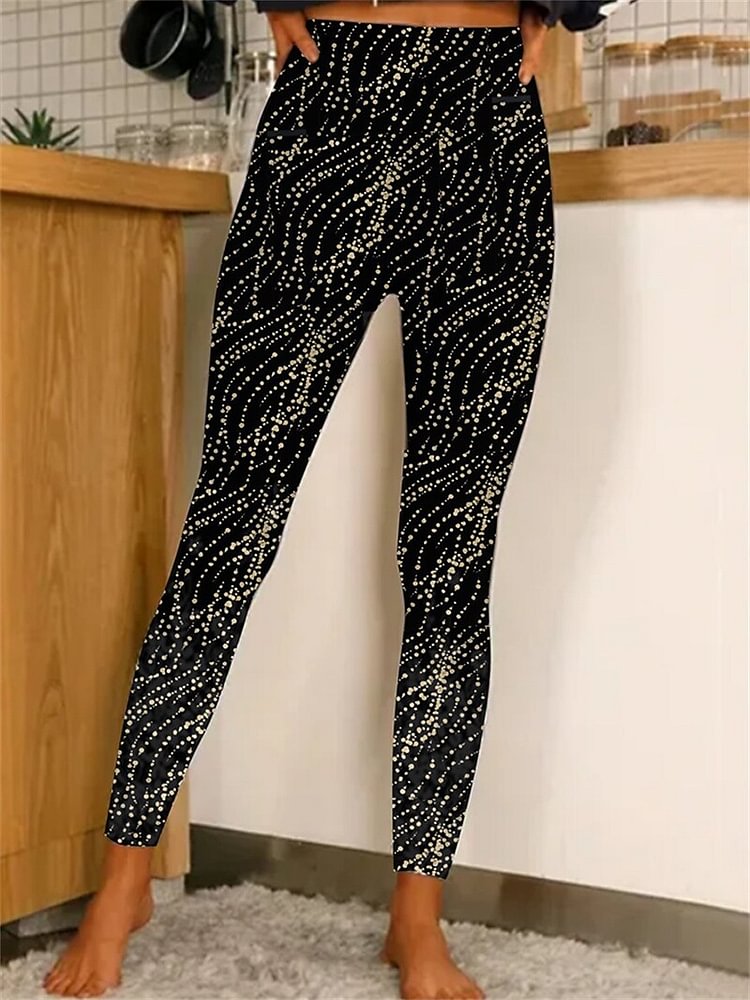 Women's Printed Cropped Leggings