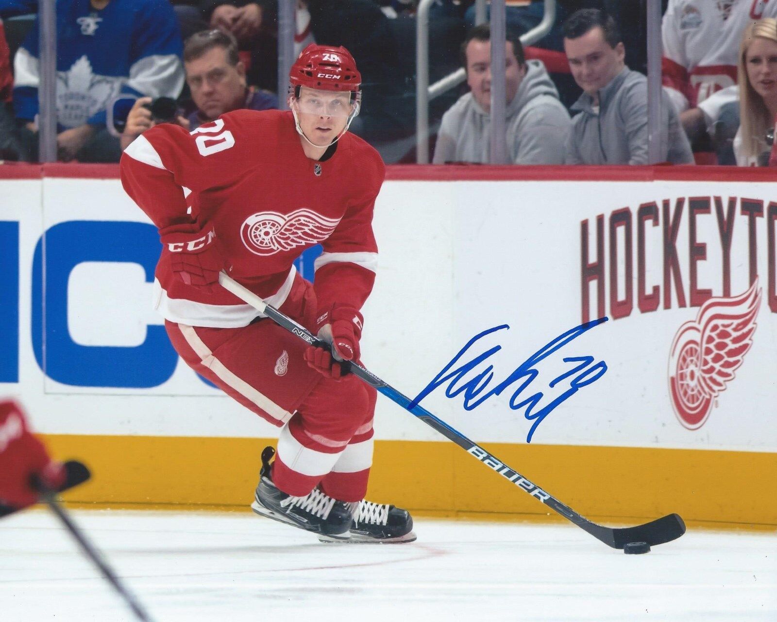 Christoffer Ehn Signed 8x10 Photo Poster painting Detroit Red Wings Autographed COA