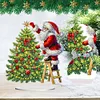 DIY Santa Claus And Tree Diamond Painting Ornaments (Double-Sided)