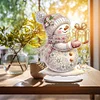 Diamond Painting Christmas Winter Snowman Desktop Ornaments for Decorations