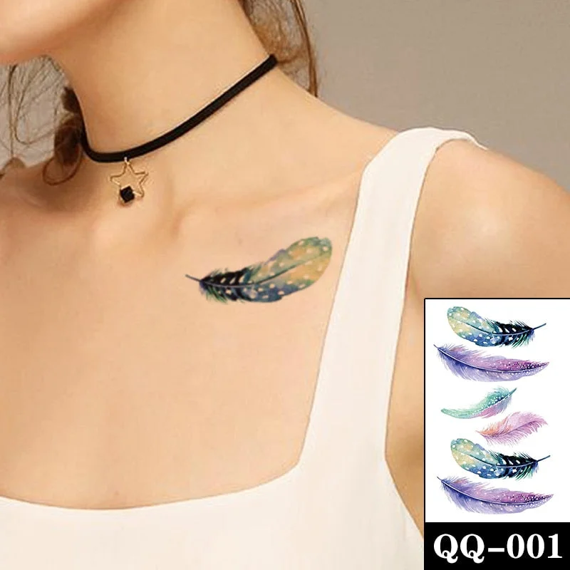 Water Transfer Tattoo Sexy Red Lips Print Tattoo Body Art Waterproof Temporary Fake Flash Tattoo for Man Woman Kid 10.5*6cm