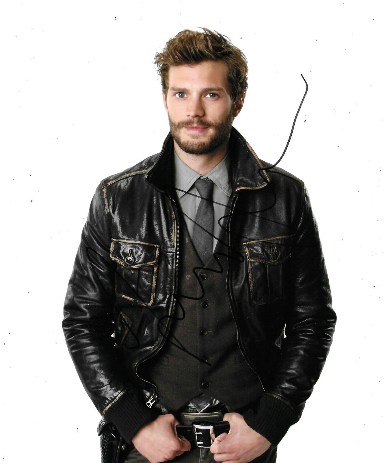 Jamie Dornan Signed Once Upon A Time 10x8 Photo Poster painting AFTAL