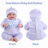 17-22 inches Accessories Essential Blue 7-Pcs Clothes Set for Reborn Baby Boy - RBBI-Myrebornbabydoll&reg; Myrebornbabydoll&reg;