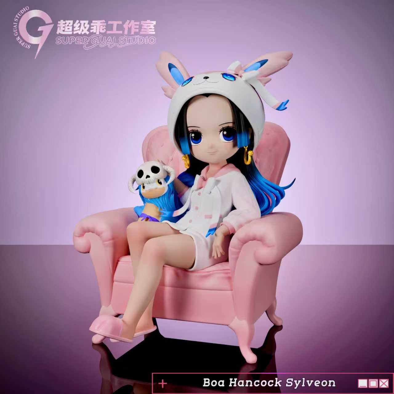 Super Guai Studio - One Piece Hancock Cosplay Sylveon Statue(GK)-