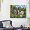 Diamond Painting -DIY Full Square Drill Waterfall House