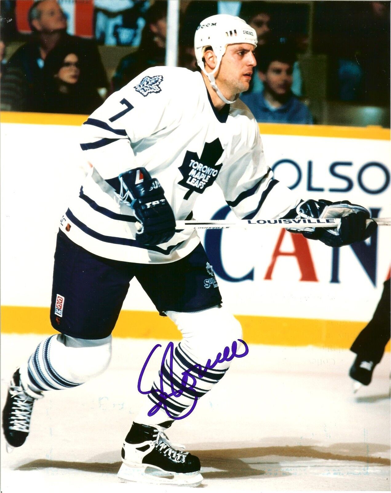 Sergio Momesso autographed 8x10 Toronto Maple Leafs  Shipping