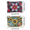 (US Local)DIY Diamond Art Diamond Dot Card Pack Diamond Painting Coin Pouch (Sunflower)
