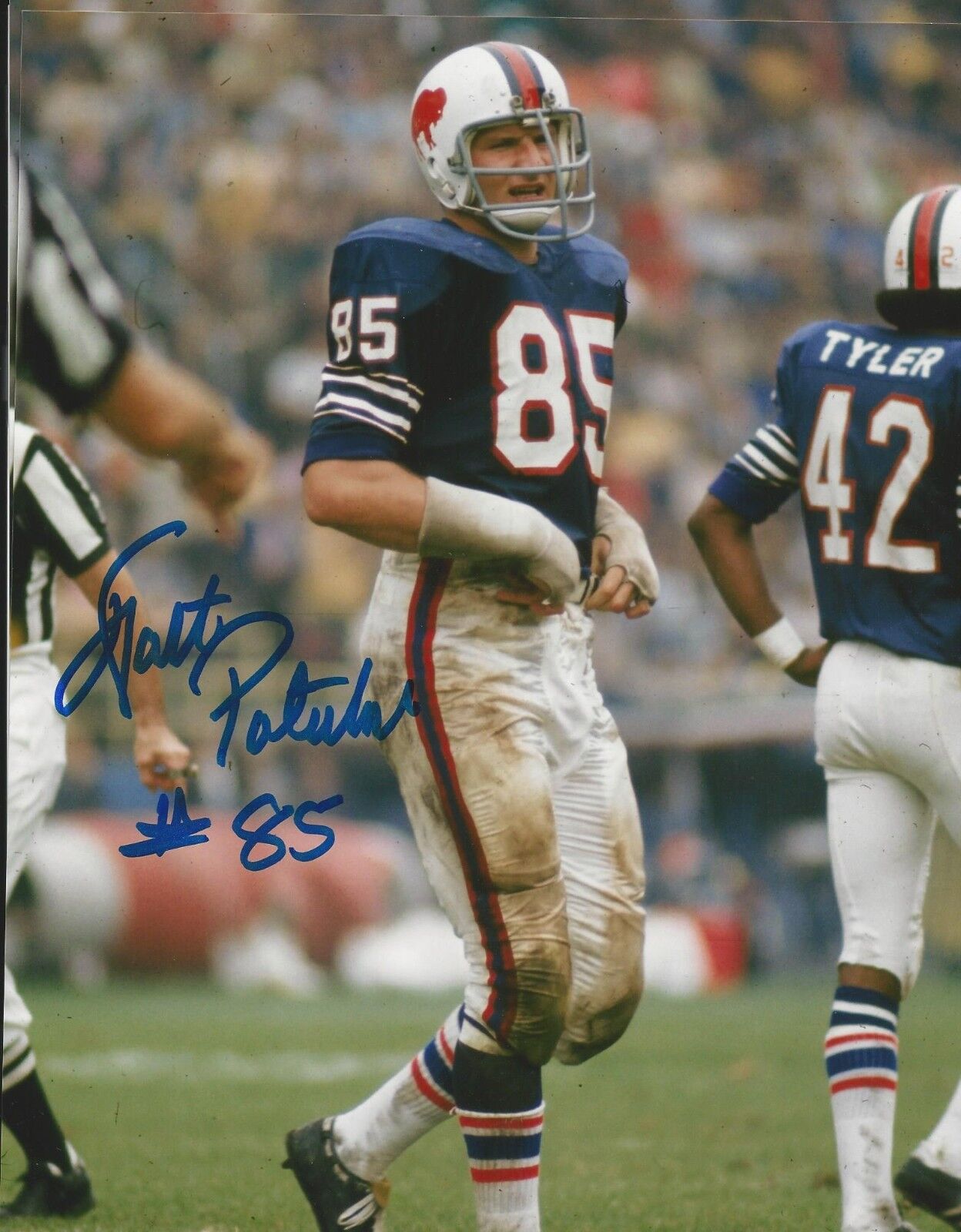 Autographed Walt Patulski Buffalo Bills 8x10 Photo Poster painting w/COA