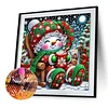 Schneemann 5d DIY Diamond Art Malerei Sets spezielle Form Teilbohrer Kunst 30x30cm