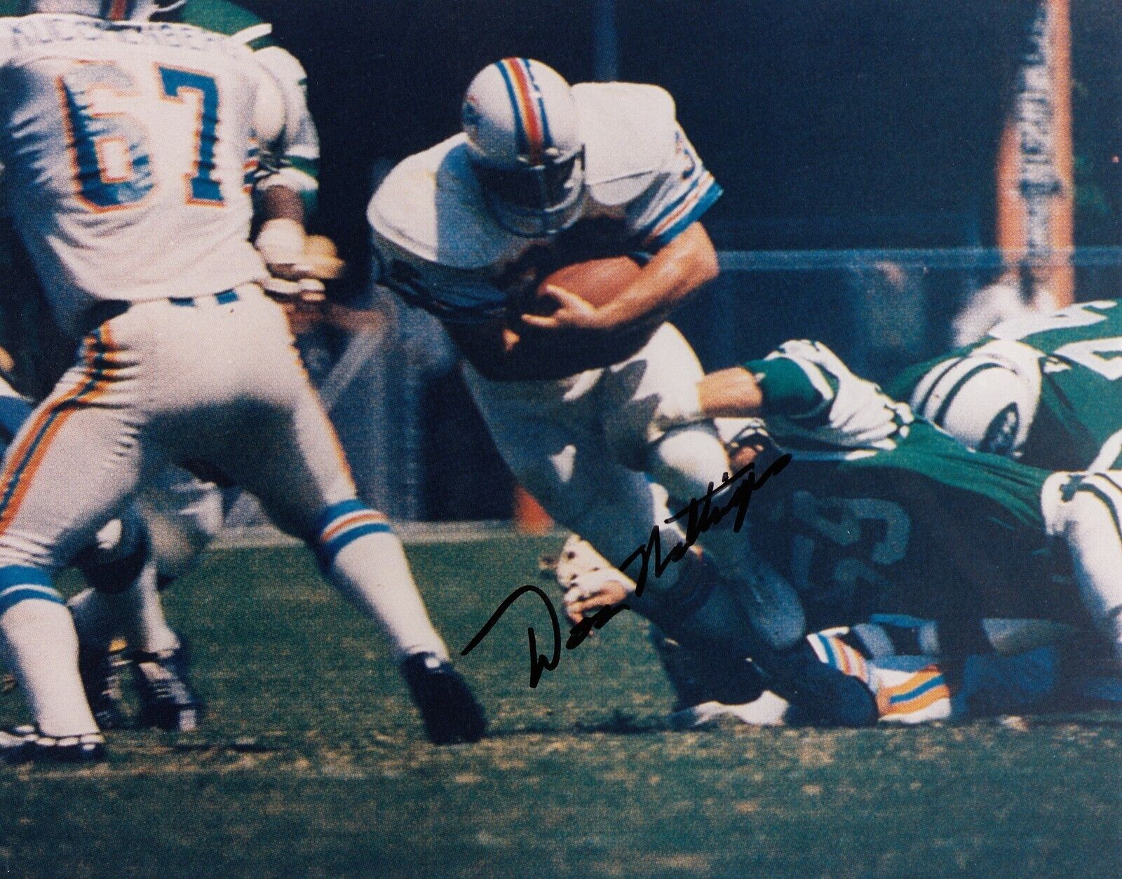 Don Nottingham#0 8x10 Signed Photo Poster painting w/ COA Miami Dolphins