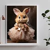 Diamond Painting -DIY Round Drill Dress Rabbit(40x50 CM)