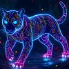 Luxury AB Velvet Diamond Painting Kit - Leopard