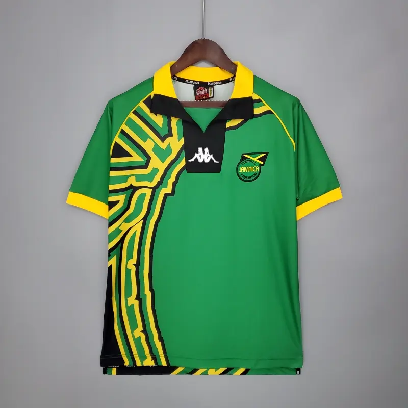 Retro 1998 Jamaica Soccer Jersey Away