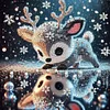 DIY Partial Special Shaped Drill Diamond Painting-Deer