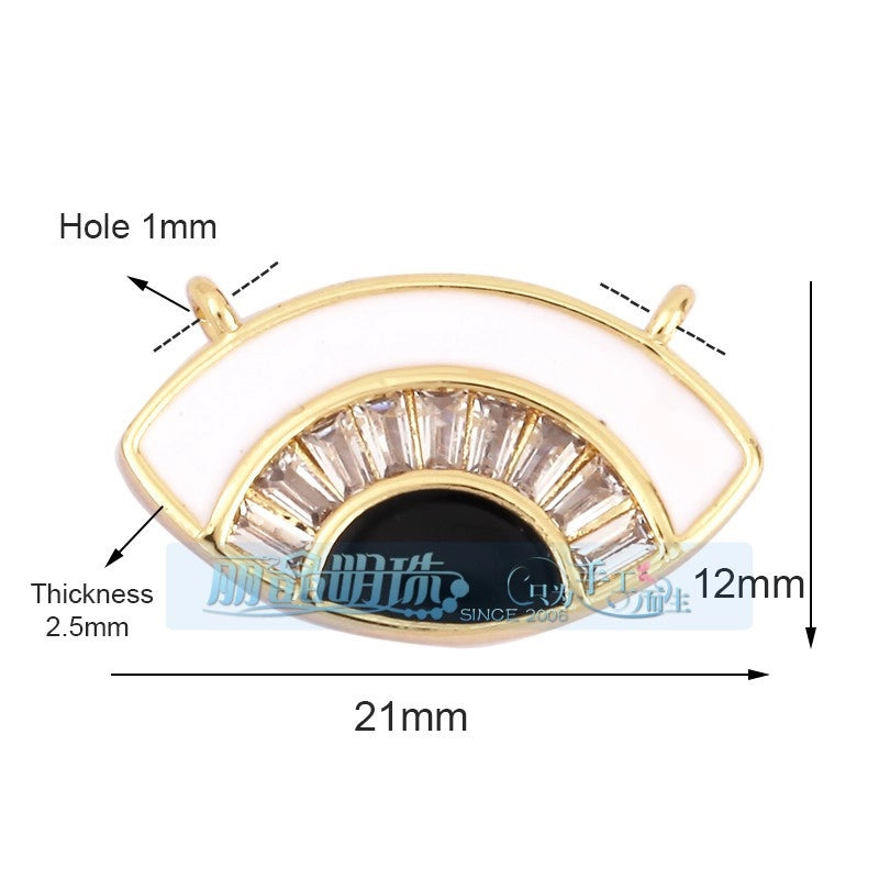 1 Piece Copper Devil’s Eye Pendant Jewelry Accessories