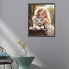 uk.everydayedeals (Limited Stock)Diamond Painting - Full Round - Sweet Cool Girl(40*50cm)